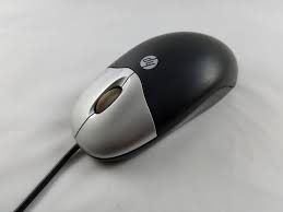 USB Mouse Hp Silver Black Model M-UAE96 265986-011 Product Code PCB-2822 - PC BANK