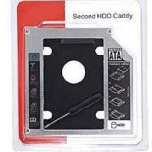 Second HDD Caddy 9.5mm SATA 3.0 for 2.5" SSD Case