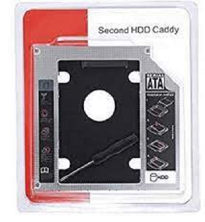 Second HDD Caddy 9.5mm SATA 3.0 for 2.5" SSD Case