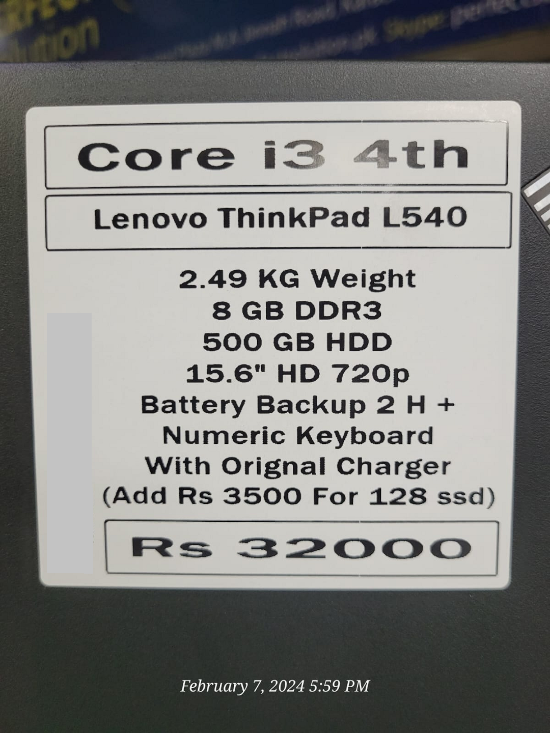 Lenovo Thinkpad L540 laptop