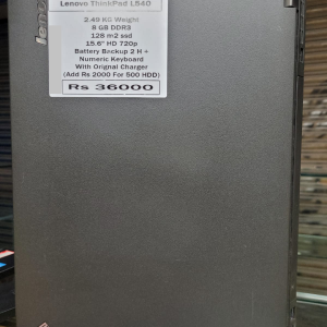 Lenovo thinkpad L540 i5 4th Gen laptop price in pakistan