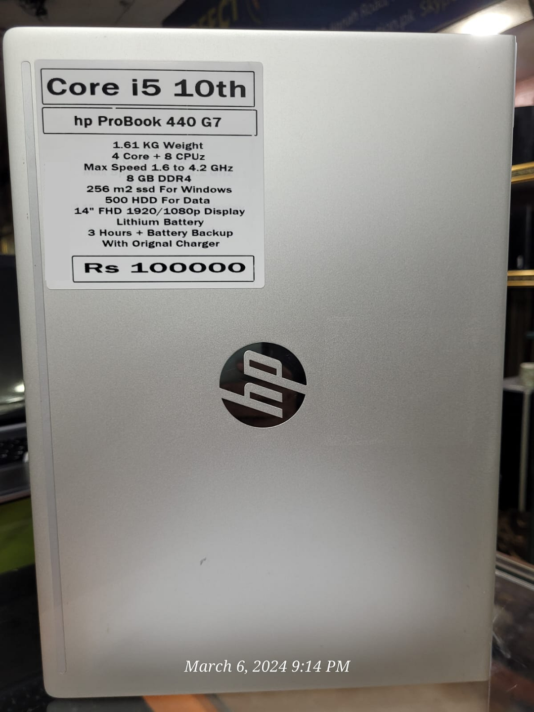 Laptop hp ProBook 440 G7 best price in pakistan