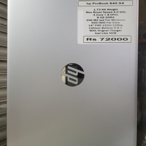 best laptop hp ProBook 640 G4 core i5 8th generation price in Pakistan