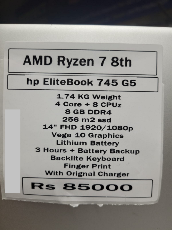 Laptop hp EliteBook 745 G5 price in pakistan